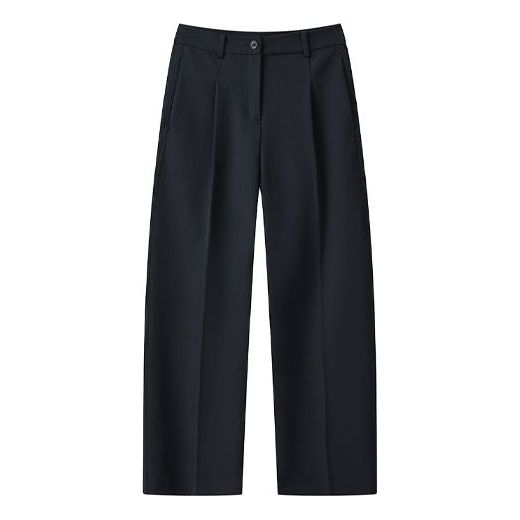 (WMNS) FILA Straight Slim Fit Casual Business Pants Blue F11W122802F-NV