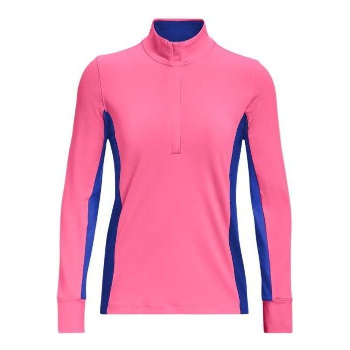 (WMNS) Under Armour Storm Midlayer 1/2 Zip Sweatshirt 'Pink Blue' 1370140-640