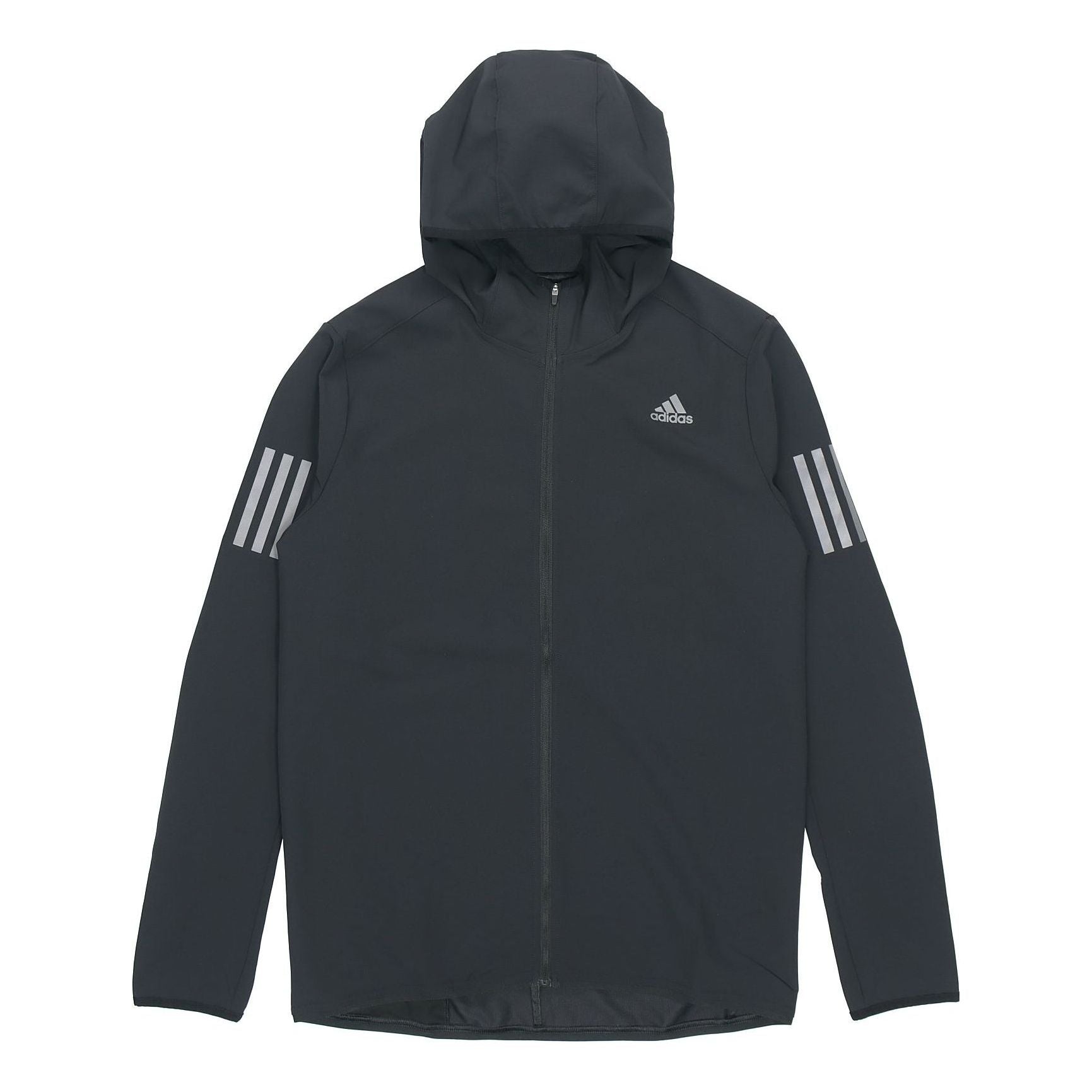adidas Woven hooded Sports Tops Jacket Black CY5776