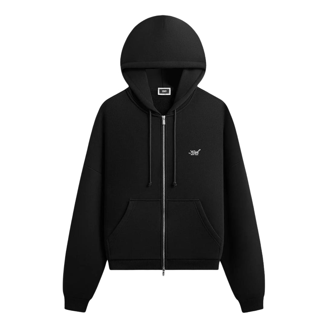 KITH Braxton Full Zip Hoodie 'Black' KHM034521-001