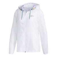 (WMNS) adidas neo Casual Sports Jacket White EJ7090