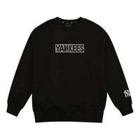 MLB Classic Long Sleeves Round Neck Unisex Black 31MT19941-50L