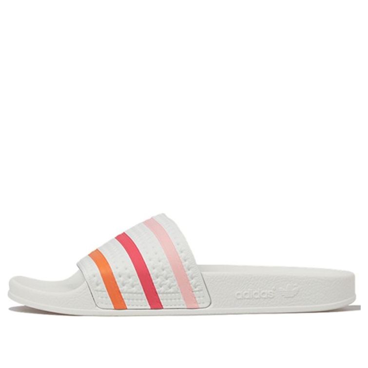 adidas Adilette Pride Rainbow Slippers 'White' DB3436