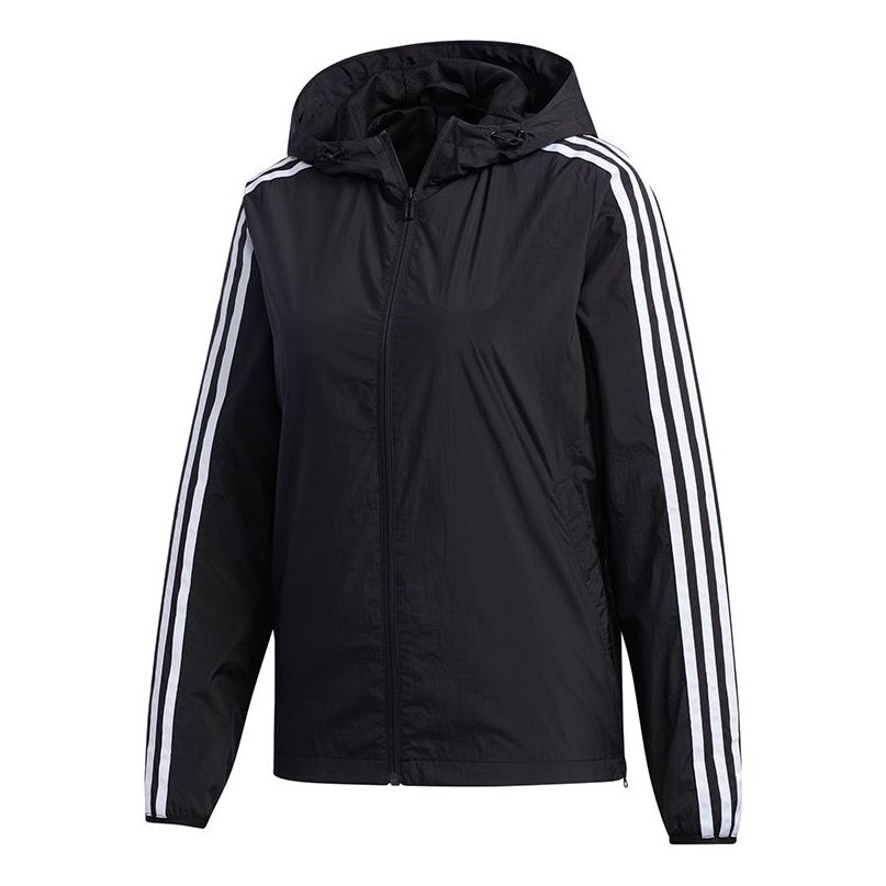 (WMNS) adidas Must Haves Windbreaker - Black GF0188