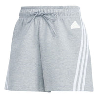 (WMNS) adidas Future Icons 3-Stripes Shorts Asia Sizing 'Grey' IC0521