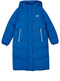 (GS) Skechers Long Down Jacket 'Blue' P423K027-004Q