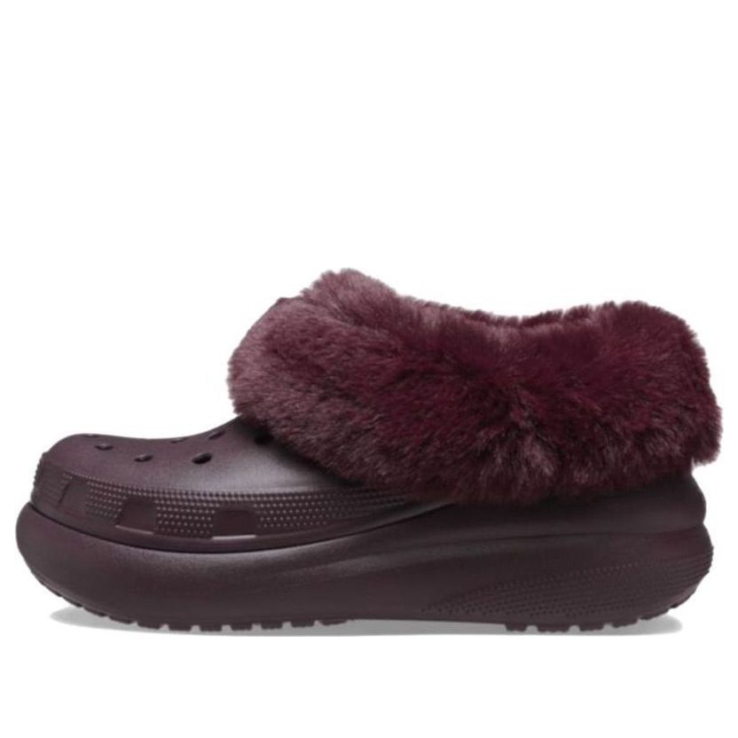 (WMNS) Crocs Furever Crush Shoes 'Dark Cherry' 208446-6WD