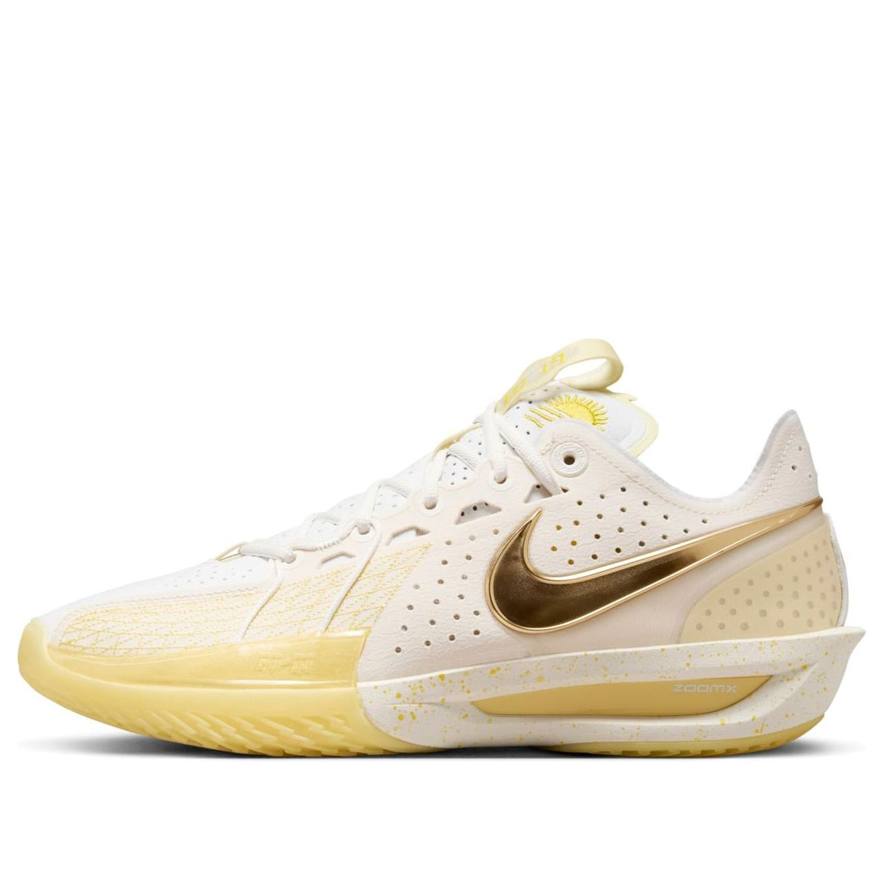 Nike x Jordan Poole Air Zoom GT Cut 3 PE 'Pale Ivory Metallic Gold' FZ1523-100