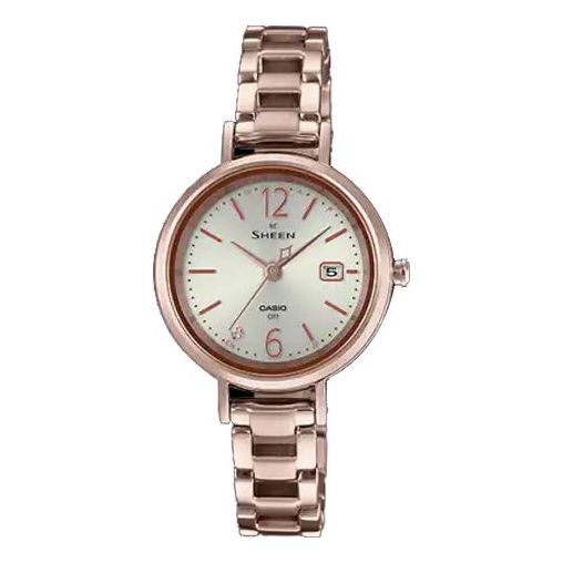 CASIO SHEEN Series Stylish Classic Watch Solar Charging Solar Powered Rose Gold Analog SHW-5400CG-4AJF