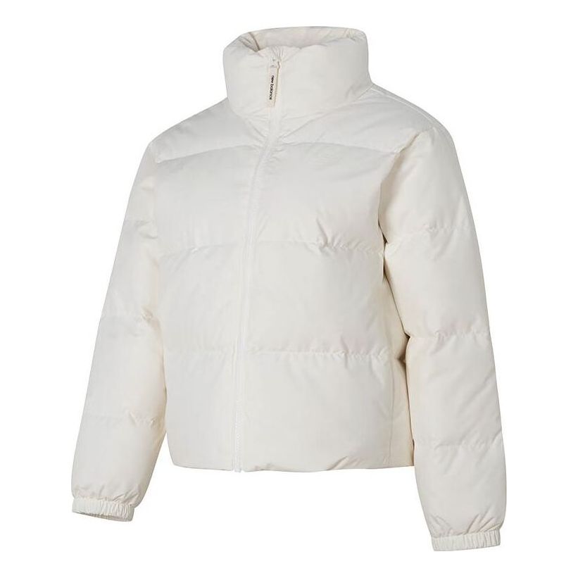 (WMNS) New Balance Classic Short Puffer Jacket Asia Sizing 'White' NPD4E152-IV