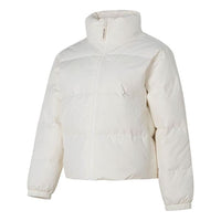 (WMNS) New Balance Classic Short Puffer Jacket Asia Sizing 'White' NPD4E152-IV
