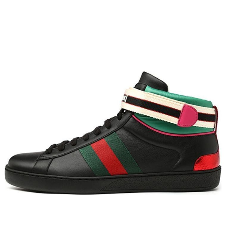 Gucci Ace High 'Black Green Red ' 523472-0FIW0-1079
