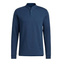 adidas Golf  Long Sleeves Button Long Sleeves Shirt Men's Navy Blue HF6613