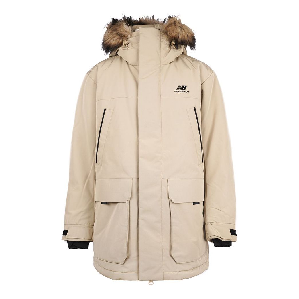 New Balance Long Down Coat Asia Sizing 'Beige' NPA46011-BEI