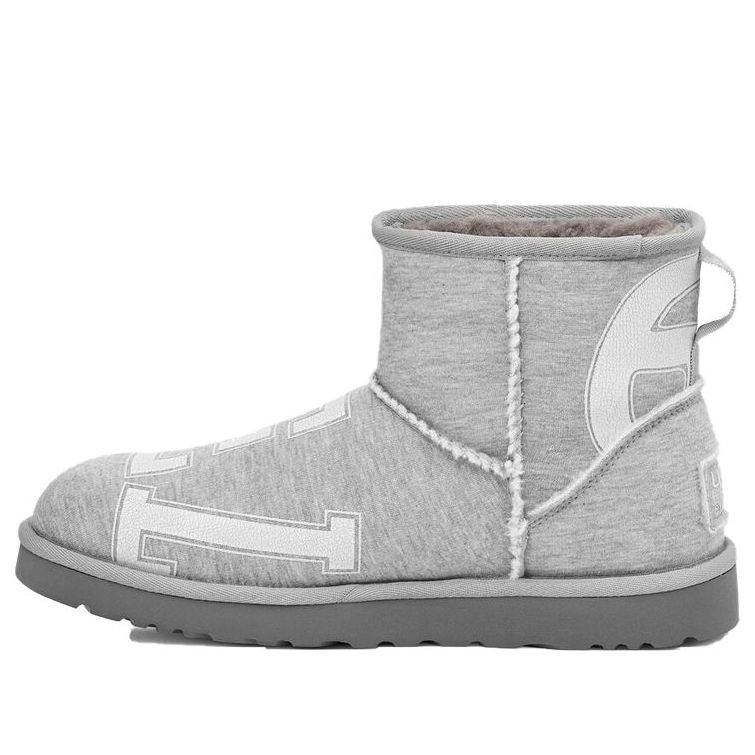 TELFAR x UGG FLEECE MINI Cozy Snow Boots Unisex Gray 1131290-HRGY