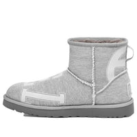 TELFAR x UGG FLEECE MINI Cozy Snow Boots Unisex Gray 1131290-HRGY