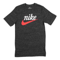 Men's Nike Swoosh Logo Short Sleeve Gray T-Shirt CK2381-010