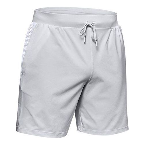 Under Armour Qualifier Speedpocket Branded Linerless 7inch Shorts 'Grey' 1350888-014