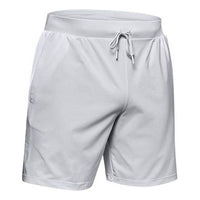 Under Armour Qualifier Speedpocket Branded Linerless 7inch Shorts 'Grey' 1350888-014