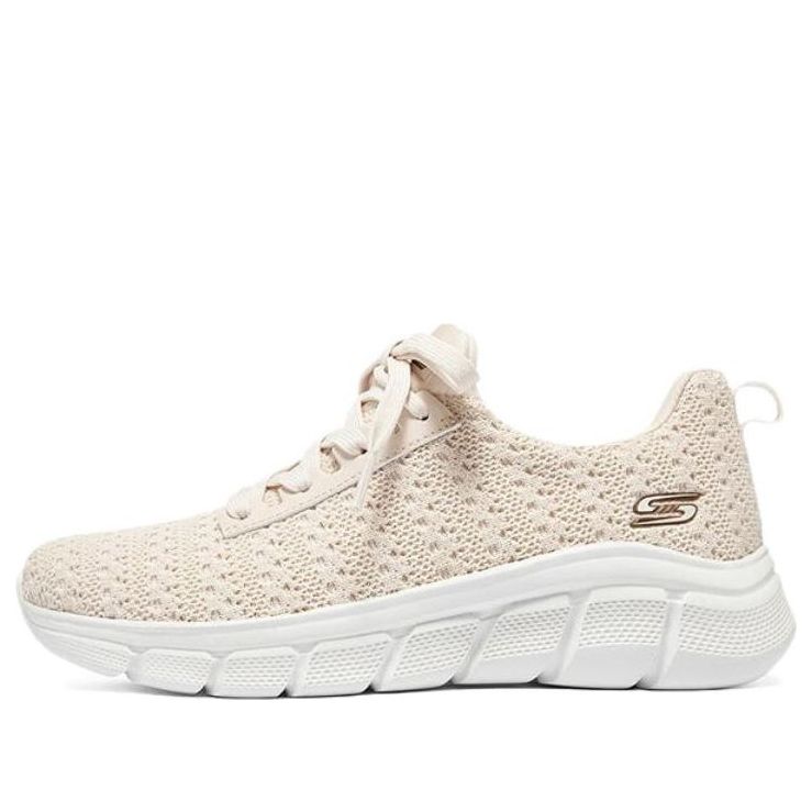 (WMNS) Skechers Bobs Sport Bob B Flex 'Beige' 117347-NAT