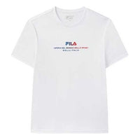 FILA Printing Logo Alphabet Short Sleeve White F11M038139F-WT