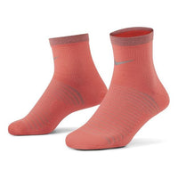 Nike Spark Lightweight Reflective Logo Sports Running Socks One Pair Gray Red Grayred DA3588-800