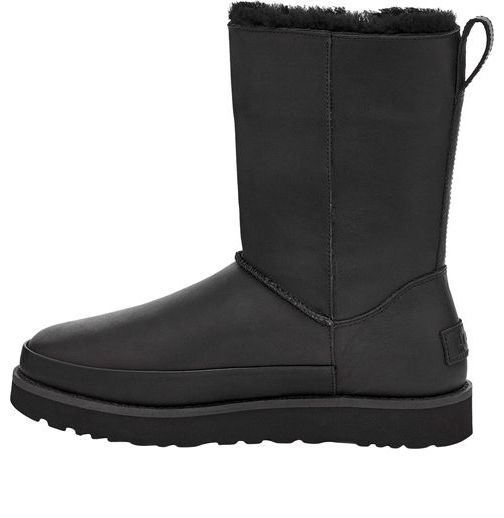 (WMNS) UGG Classic Zip Short 1113591-BLK