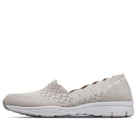(WMNS) Skechers Modern Comfort Slip-On Shoes Ivory 49481-NAT