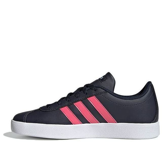 (PS) adidas VL Court 2.0 'Black Pink' EE6899