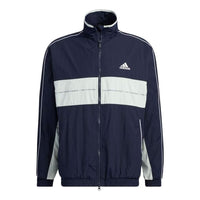 adidas Oversized Fit Woven Jackets Asia Sizing 'Navy White' IA9428