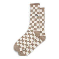 Vans Checkerboard Crew II Socks 'Tan White' VN0A3H3NYEH