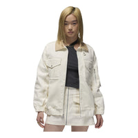 (WMNS) Air Jordan Renegade Jacket Asia Sizing 'Sail Brown' FN5675-133