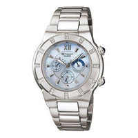 CASIO Waterproof SHEEN Sapphire Crystal Solar Powered Stainless Steel Strap Silver Analog SHN-7500DP-7A1DR