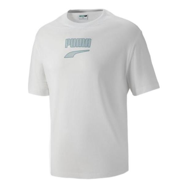 PUMA Downtown Logo Tee 'White' 537740-02