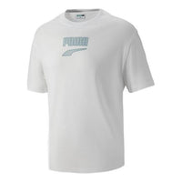 PUMA Downtown Logo Tee 'White' 537740-02