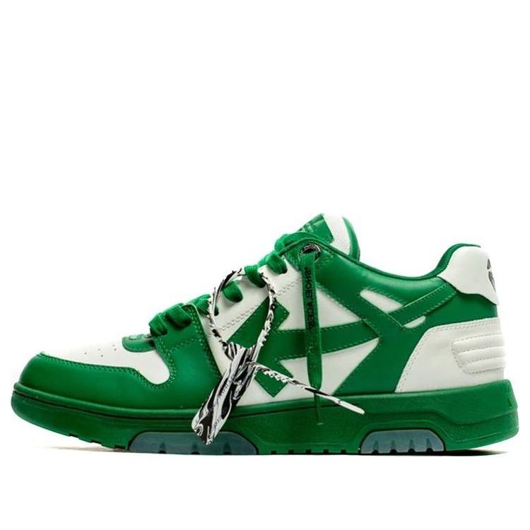 Off-White Out of Office Low 'Dirty White Green' OMIA189R21LEA0010455