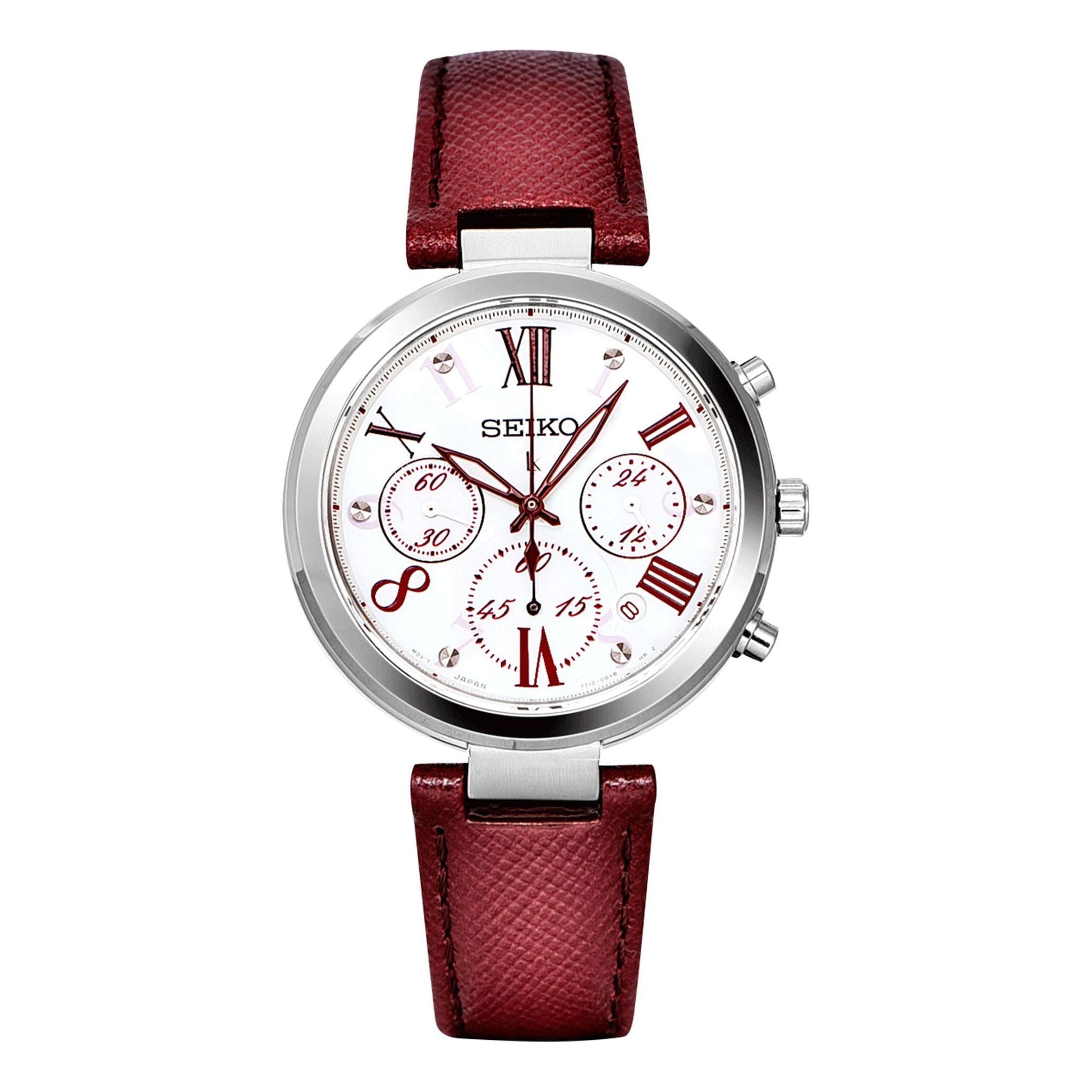 SEIKO Lukia Series Quartz Red/White SRW785P1
