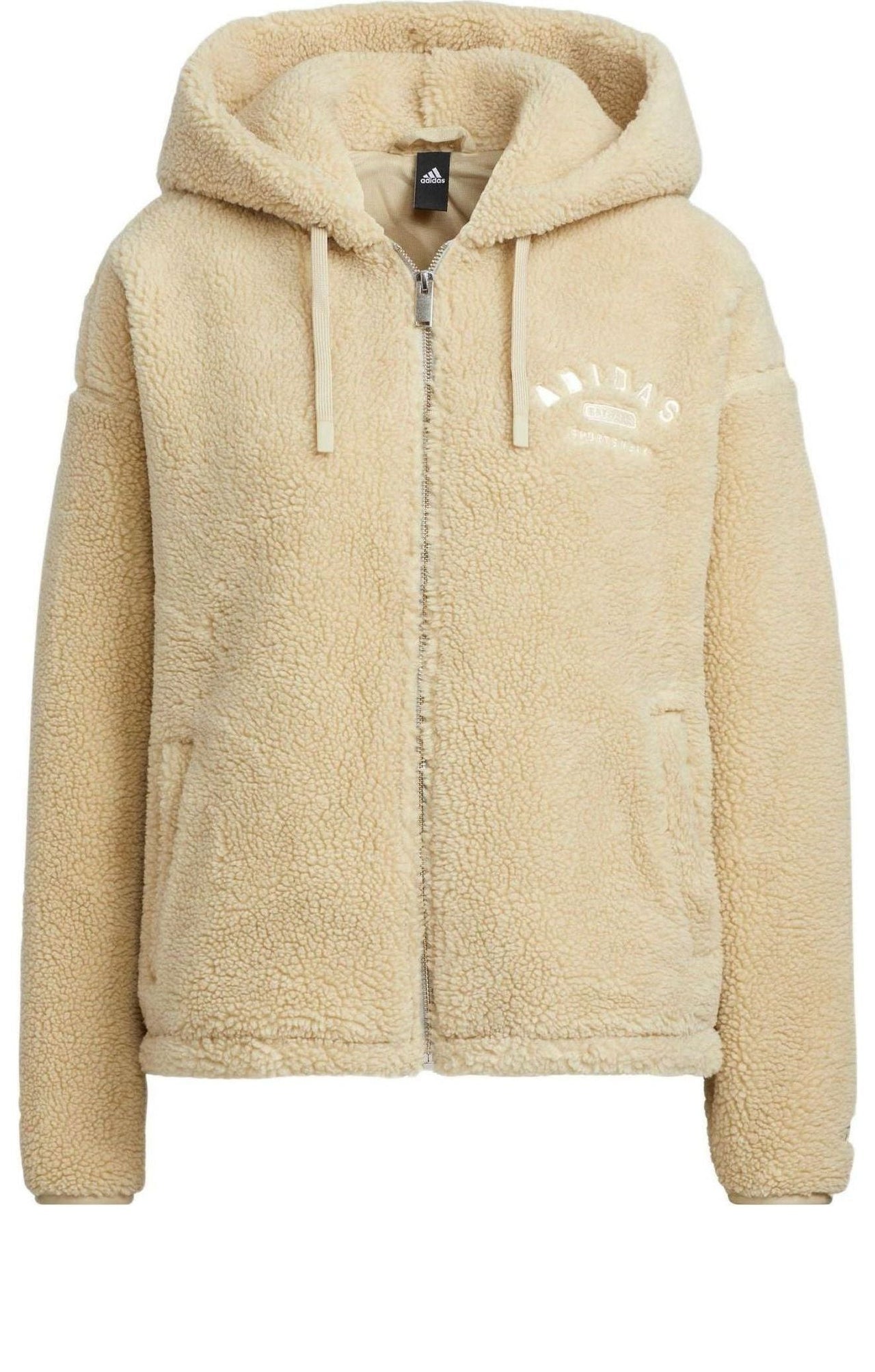 (WMNS) adidas Sportswear Polar Fleece Sports Casual Jacket 'Tan' IK3477