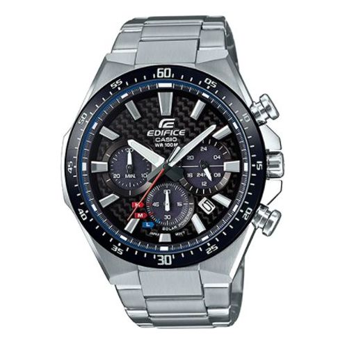 CASIO Male EDIFICE Japan / South Korea Fashion Mens Black Analog EQS-800CDB-1AV