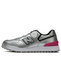 (WMNS) New Balance 574 BOA 2E Golf Shoes 'Silver Black Pink' WGBS574B