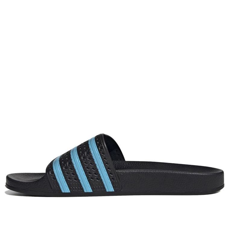 adidas originals Adilette Slides 'Black Blue' EF5503