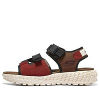 Skechers Monster Velcro Functional Outdoor Open Toe Flat Heel Sports Brown Sandals 237296-BRMT