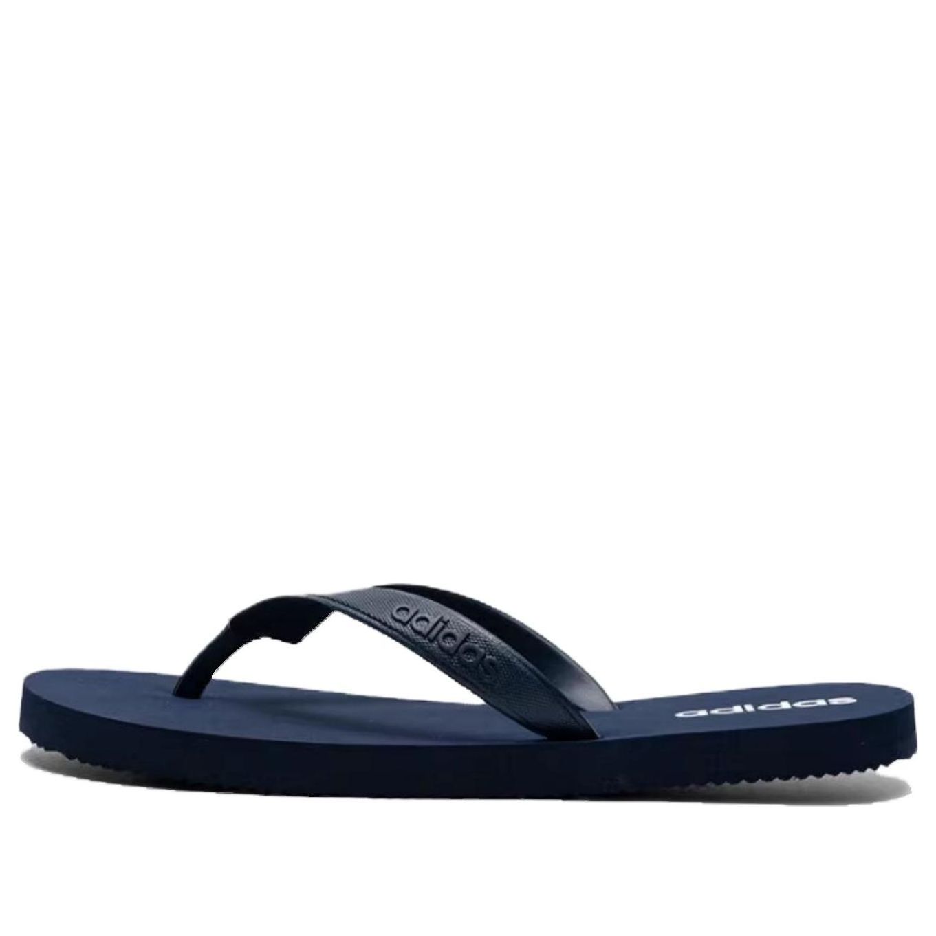 adidas Keitaki Alpha Slides Asia Sizing 'Navy White' JR1154