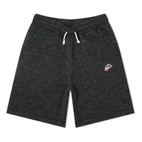 Nike Heritage Short Small Logo Drawstring Sports Shorts Black CJ5463-011
