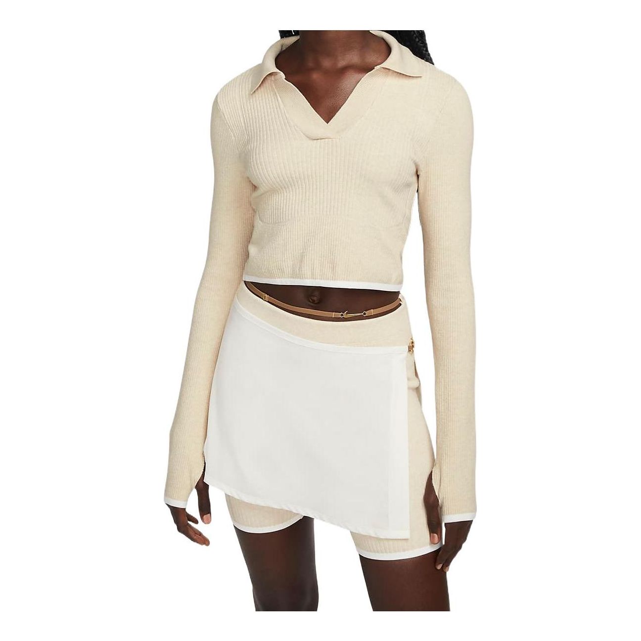 (WMNS) Nike x Jacquemus Polo 'Pearl White' DN3221-219