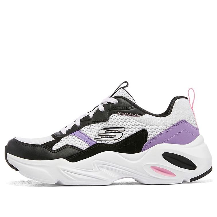 (WMNS) Skechers Stamina Airy 'White Purple' 149518-BWPR