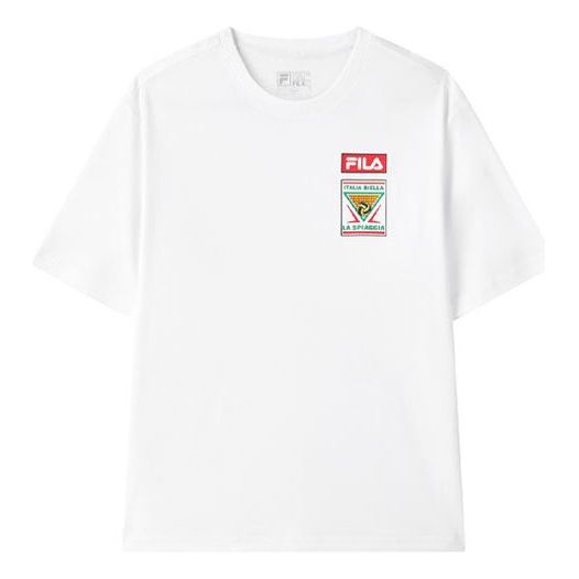 FILA Casual Loose Short Sleeve White F11M128163F-WT