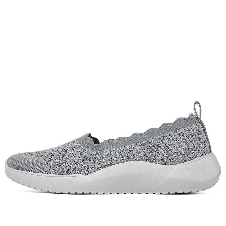 (WMNS) Skechers Go Walk 'Grey White' 158333-GRY