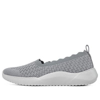 (WMNS) Skechers Go Walk 'Grey White' 158333-GRY