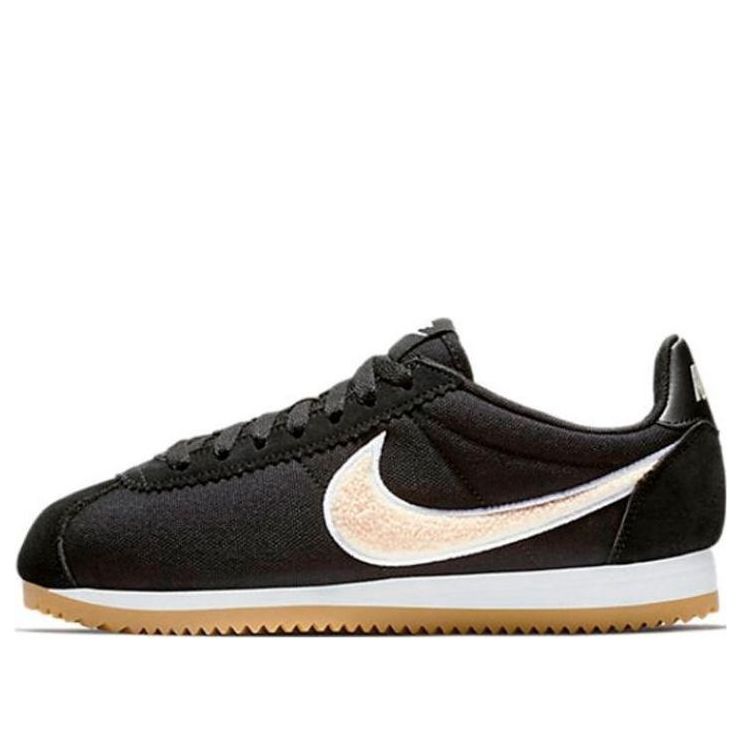 (WMNS) Nike Classic Cortez PRM 'Black Light Cream' 905614-008